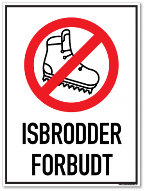 Isbrodder forbudt
