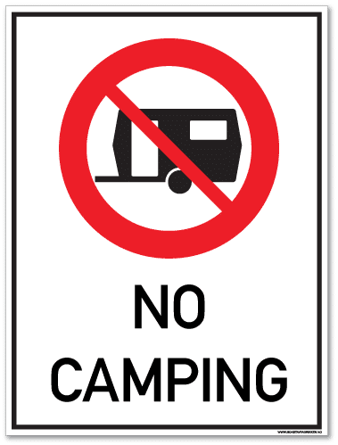 No camping campingvogn