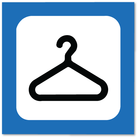 piktogram garderobe