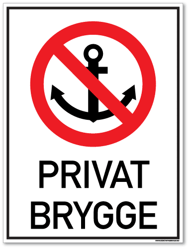 Privat brygge