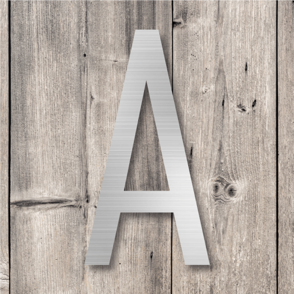 Husnummer bokstaver | Aluminium
