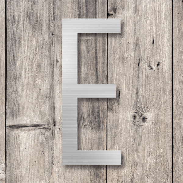 Husnummer bokstaver | Aluminium
