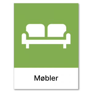 Avfallssortering Møbler