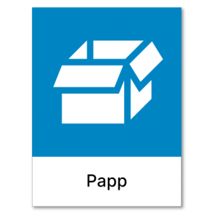 Avfallssortering Papp