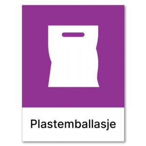 Avfallssortering Plastemballasje 2