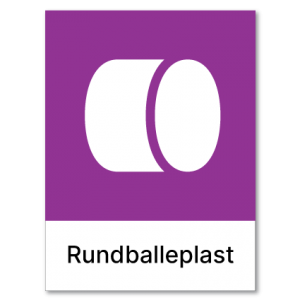 Avfallssortering Rundballeplast