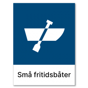 Avfallssortering Små fritidsbåter