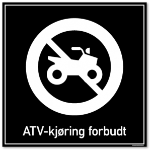 atv kjøring forbudt