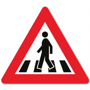 Trafikkskilt Gangfelt 140