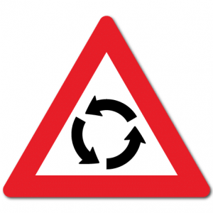 Trafikkskilt Rundkjøring 126