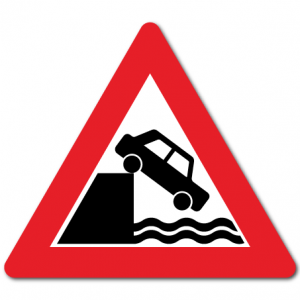 trafikkskilt kai, strand eller ferjeleie