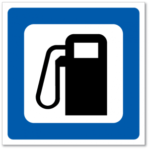 Trafikkskilt Drivstoff 610