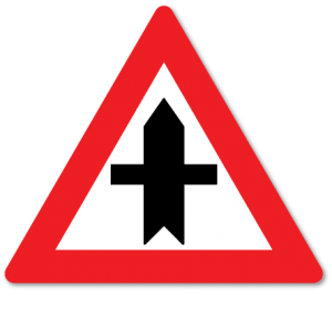 Trafikkskilt Forkjørskryss 210